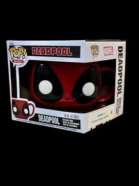 Funko Pop! Mugs Marvel Deadpool Ceramic Mug 16 oz NIB